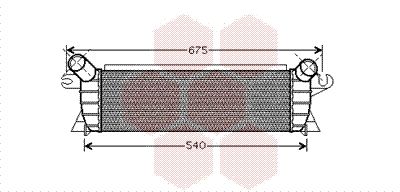 VAN WEZEL Kompressoriõhu radiaator 43004351